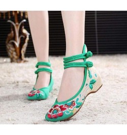 Height Increasing Work Shoes Women Office Canvas Work Shoes Women Business Casual Comfy Slip On Shoes for Women Casual Green ...