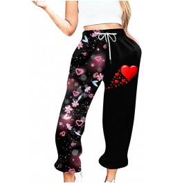 Womens Cargo Sweatpants Wide Leg Y2k Pants for Women Fall Winter Casual Loose Trousers Drawstring for Yoga Trousers 1-multico...