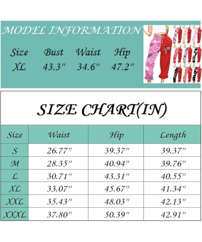 Womens Cargo Sweatpants Wide Leg Y2k Pants for Women Fall Winter Casual Loose Trousers Drawstring for Yoga Trousers 1-multico...