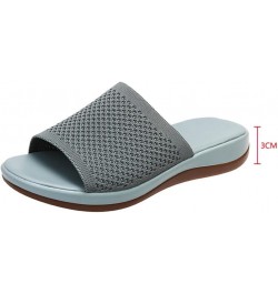 Breathable Women's Beach Slippers: Thick Knitted Sole, House Simple Slides Decorative Hollow $14.76 Slippers