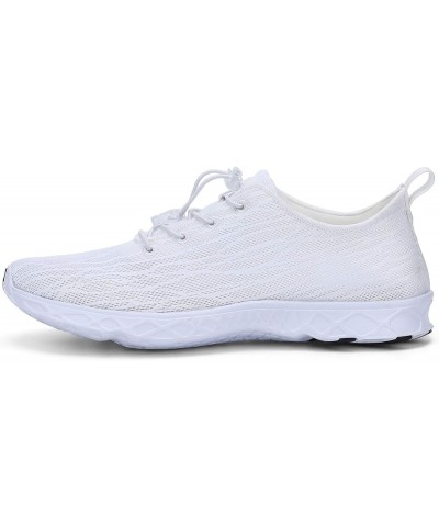 Women Men Breathable Mesh Water Shoes Sx122-white $12.75 Athletic Shoes