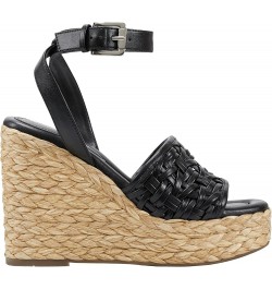 Women's Godina Wedge Sandal Black 001 $24.48 Sandals