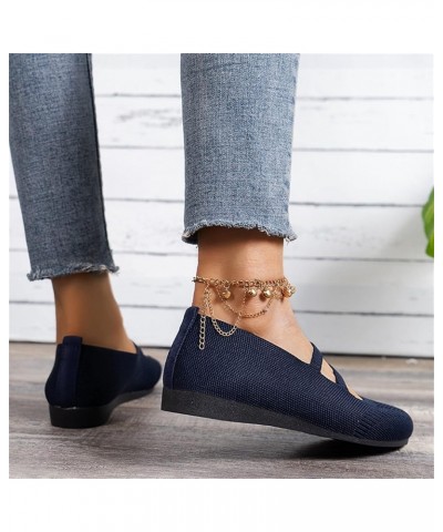 Womens Sandals Shoes Flatform Wedge Casual Sandal Flip Flops Sandals Comfy Slip On Cork Foot Bed 68-qrcvgj-b-darkblue $13.16 ...