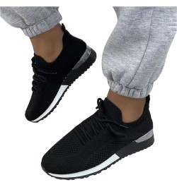 Shoe for Women Casual Up Shoes Lace Casual Mesh Ladies Shoes Women Wedge Walking Summer Women's Casual Shoes Black $21.22 Ath...