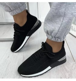 Shoe for Women Casual Up Shoes Lace Casual Mesh Ladies Shoes Women Wedge Walking Summer Women's Casual Shoes Black $21.22 Ath...