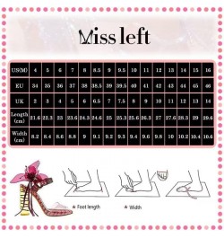 Women's Sexy Open Toe Heeled Sandals Rhinestone Strap Buckles Stiletto High Heel Pumps Fashion Banquet Evening Shoes Size 4-1...