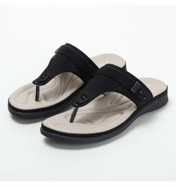 Womens Flat Sandals Golf Sandals Summer Sandals Cute Sandals Water Sandals Yoga Sandals Comfy Sandals Black $14.24 Sandals