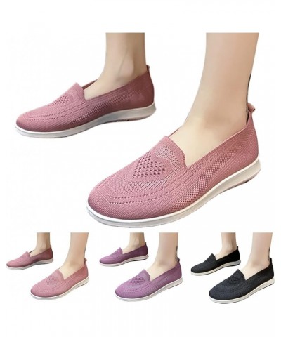 Memory Foam Flats Womens Mules Flats Women's Ballet Flats Women's Flats Z 14-pink $10.99 Flats