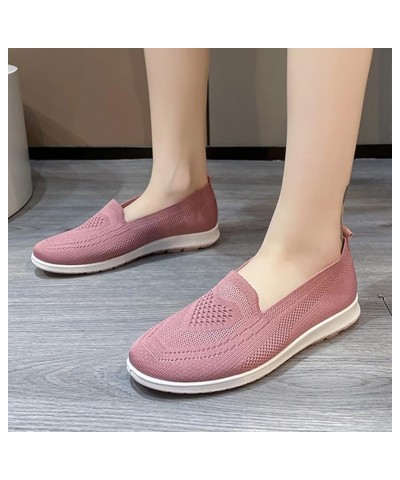 Memory Foam Flats Womens Mules Flats Women's Ballet Flats Women's Flats Z 14-pink $10.99 Flats