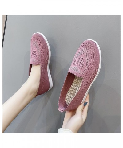 Memory Foam Flats Womens Mules Flats Women's Ballet Flats Women's Flats Z 14-pink $10.99 Flats