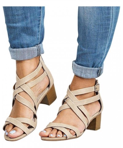 walking sandals women beach flip flop chunky platform shoes Mules Flat Shoes Beige $14.14 Sandals