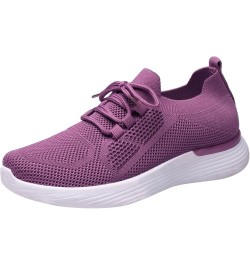 Lace Up Sneakers for Women Platform Flat Heel Round Toe Solid Color Soft Sole Outdoor Walking Comfortable Lightweight Trendy ...