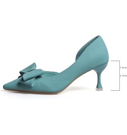 Trendy Summer Heel Sandals for Women 2024 Bow Spring Butterfly Comfort Dressy Stiletto Heel Cutes Wedding Casual Sexy Blue $1...