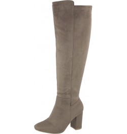 Womens Classy High Heel Knee High Boots Taupe $29.90 Boots