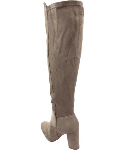 Womens Classy High Heel Knee High Boots Taupe $29.90 Boots