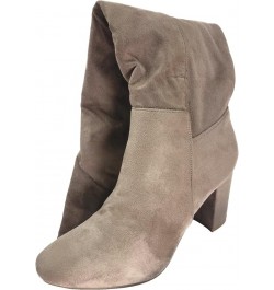 Womens Classy High Heel Knee High Boots Taupe $29.90 Boots