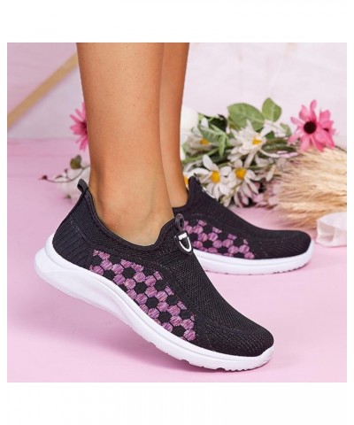 Womens Wedge Sneakers Platform Tennis Shoes Air Cushion Lace Up Hidden Wedge Fashion Sneakers, Platform Sneakers Black $10.88...