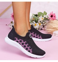 Womens Wedge Sneakers Platform Tennis Shoes Air Cushion Lace Up Hidden Wedge Fashion Sneakers, Platform Sneakers Black $10.88...