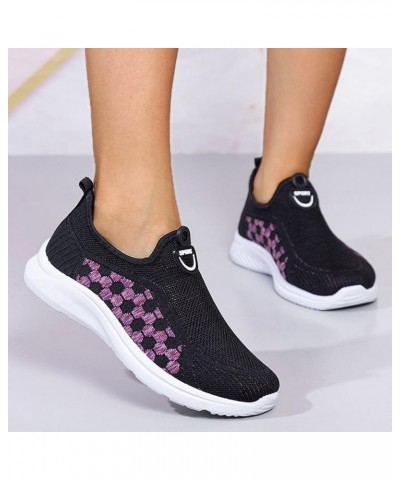 Womens Wedge Sneakers Platform Tennis Shoes Air Cushion Lace Up Hidden Wedge Fashion Sneakers, Platform Sneakers Black $10.88...