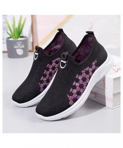 Womens Wedge Sneakers Platform Tennis Shoes Air Cushion Lace Up Hidden Wedge Fashion Sneakers, Platform Sneakers Black $10.88...