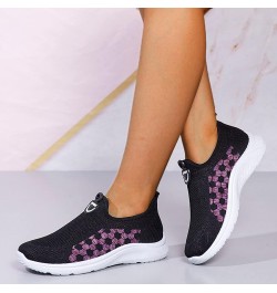 Womens Wedge Sneakers Platform Tennis Shoes Air Cushion Lace Up Hidden Wedge Fashion Sneakers, Platform Sneakers Black $10.88...