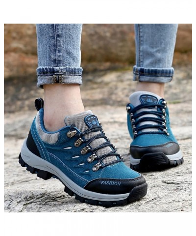 Outdoor Sports Climbing Hiking Shoes Breathable Trekking Sneakers for Women Sneaker Wedges Shoes for Women (Hot Pink, 8) 7 Bl...