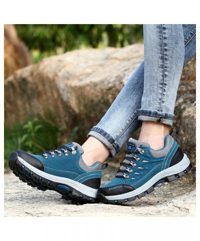 Outdoor Sports Climbing Hiking Shoes Breathable Trekking Sneakers for Women Sneaker Wedges Shoes for Women (Hot Pink, 8) 7 Bl...