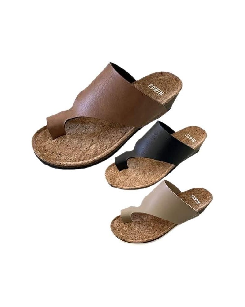 EDWIN(エドウィン) Women's Sandal Light Brown (210) $24.65 Sandals