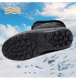 Women Snow Boots Winter Shoes with Plush Lined Warm Slip On Boots for Women Waterproof Booties Outdoor Shoes Black-c $15.18 O...