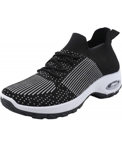 Breathable Running Shoes Breathable Mesh Sneaker Zapatillas De Deporte De Mujer Outdoor Sneakers Dark Gray $21.44 Fashion Sne...