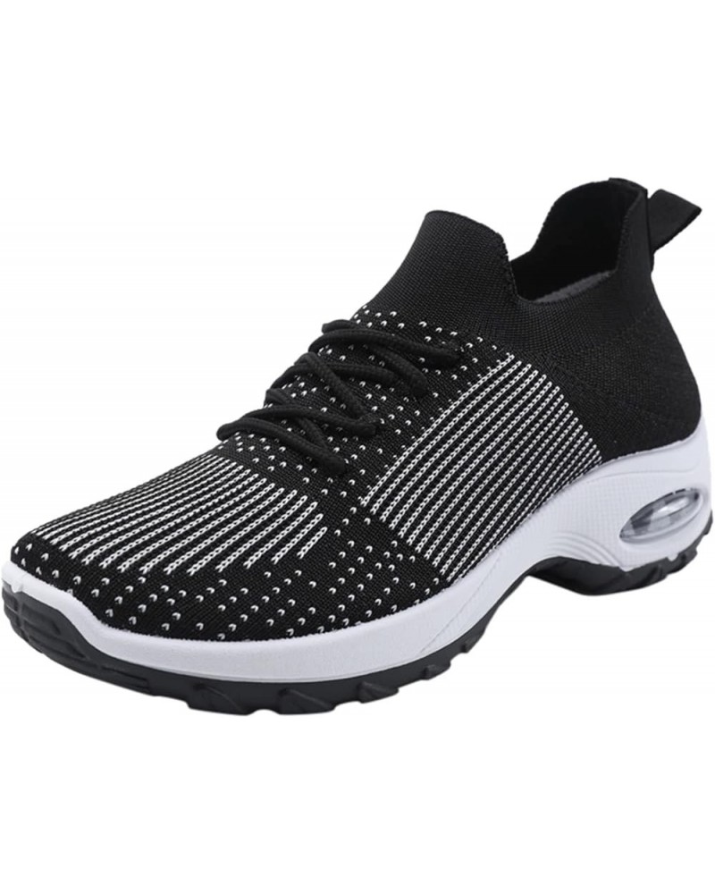 Breathable Running Shoes Breathable Mesh Sneaker Zapatillas De Deporte De Mujer Outdoor Sneakers Dark Gray $21.44 Fashion Sne...