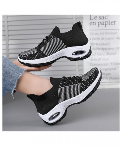 Breathable Running Shoes Breathable Mesh Sneaker Zapatillas De Deporte De Mujer Outdoor Sneakers Dark Gray $21.44 Fashion Sne...