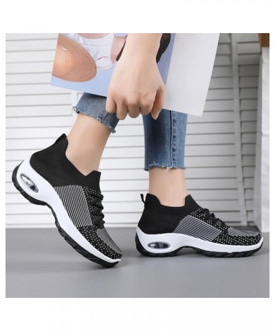 Breathable Running Shoes Breathable Mesh Sneaker Zapatillas De Deporte De Mujer Outdoor Sneakers Dark Gray $21.44 Fashion Sne...