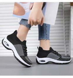 Breathable Running Shoes Breathable Mesh Sneaker Zapatillas De Deporte De Mujer Outdoor Sneakers Dark Gray $21.44 Fashion Sne...