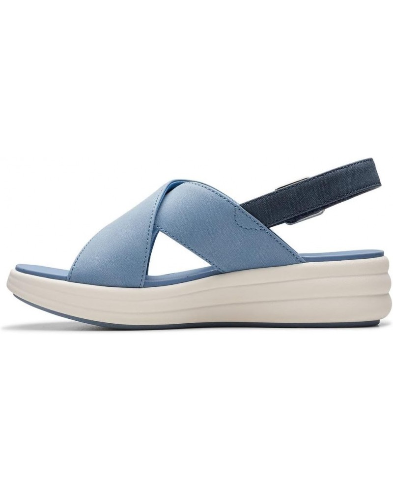 Women's Drift Sun Wedge Sandal, Denim Synthetic, 11 7 Denim Synthetic $25.67 Sandals