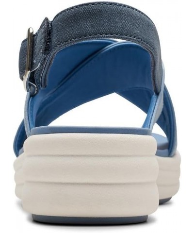 Women's Drift Sun Wedge Sandal, Denim Synthetic, 11 7 Denim Synthetic $25.67 Sandals