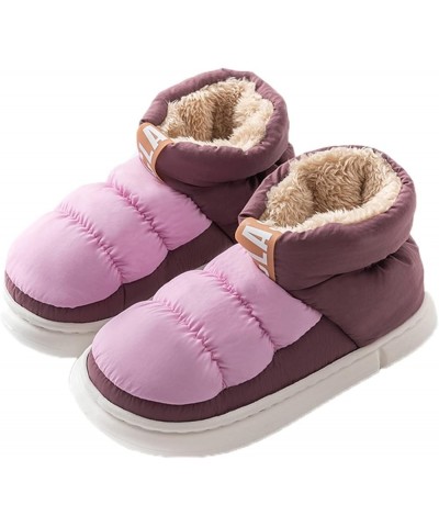 Women Snow Boots Autumn And Winter Indoor And Outdoor Fashion Comfortable High Top Warm Snow Boots Women Size 11 Pink $22.24 ...