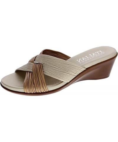 Women's Saylor Wedge Sandal Metallic Multi $16.71 Sandals