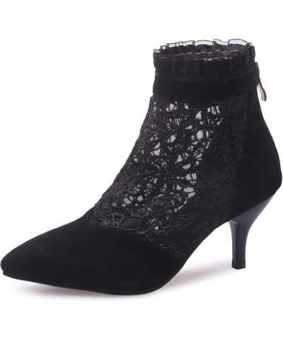 Women Kitten Heels Chelsea Ankle Boots Formal Xiuhuawangsha 5 $24.82 Boots