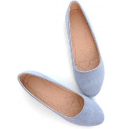 Women's Comfortable Slip On Ballet Shoes Square Toe Dress Flats Soft Walking Flats Upgrade Magnolia $17.14 Flats