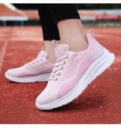 Workout Sneakers for Women 2022, Slip On Breathe Mesh Walking Shoes Women Sneakers Wedge Platform Loafers Z 15-pink $14.12 At...