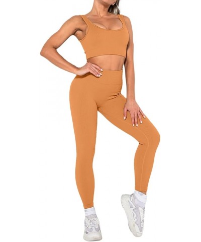 Resistance Bands Yoga Set Running Nude Fitness Wear Tight Sportswear Yoga Mat Spray Set Orange➤➤ Fitness Yoga Set for Women 2...