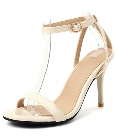 Elegant Women Sandals with Open Toe and Stiletto White2 $21.51 Sandals