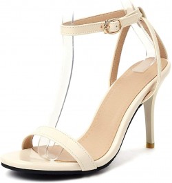 Elegant Women Sandals with Open Toe and Stiletto White2 $21.51 Sandals