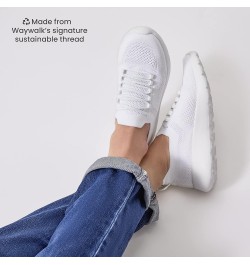 Womens Walking Shoes Slip on Sneaker for Women Lightweight Casual Shoes Joy,white $16.40 Athletic Shoes