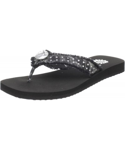 Women's Fold Flip Flop Black $17.18 Sandals