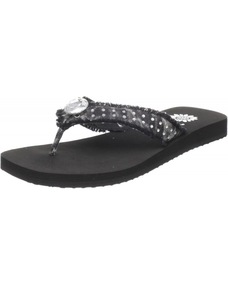 Women's Fold Flip Flop Black $17.18 Sandals