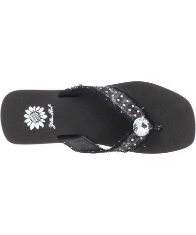 Women's Fold Flip Flop Black $17.18 Sandals