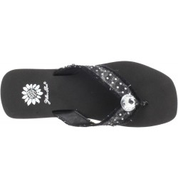 Women's Fold Flip Flop Black $17.18 Sandals