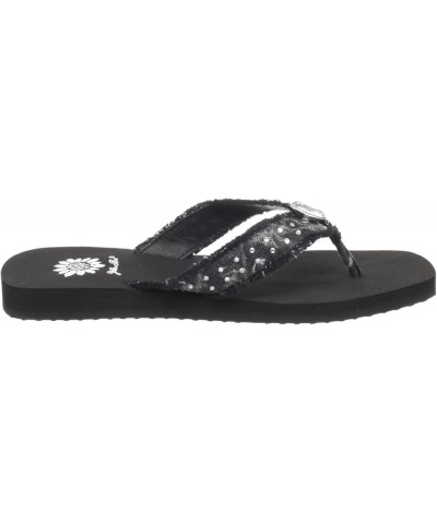 Women's Fold Flip Flop Black $17.18 Sandals